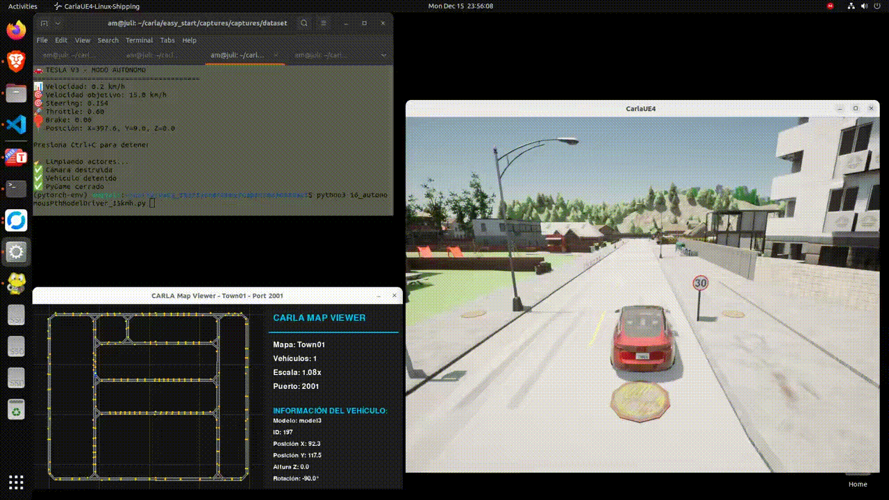 Autonomous driving demonstration