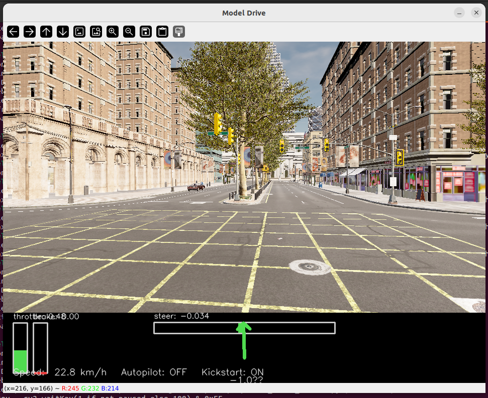 Visor en vivo con HUD