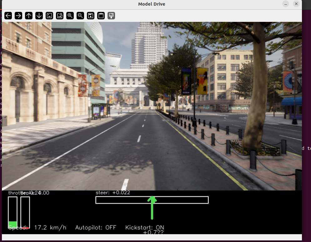 Simulación con modelo entrenado en dataset balanceado