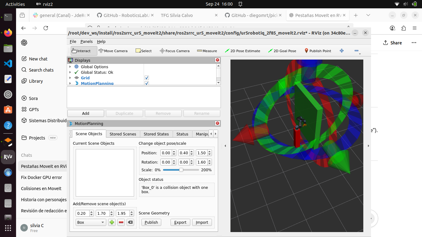 RViz Scene Object Example